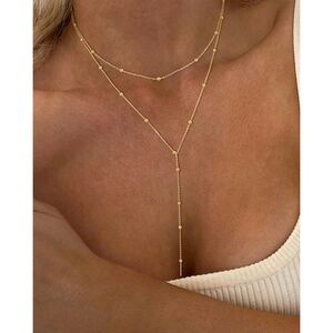 Anthropologie Ivy Layered Pendant Necklace